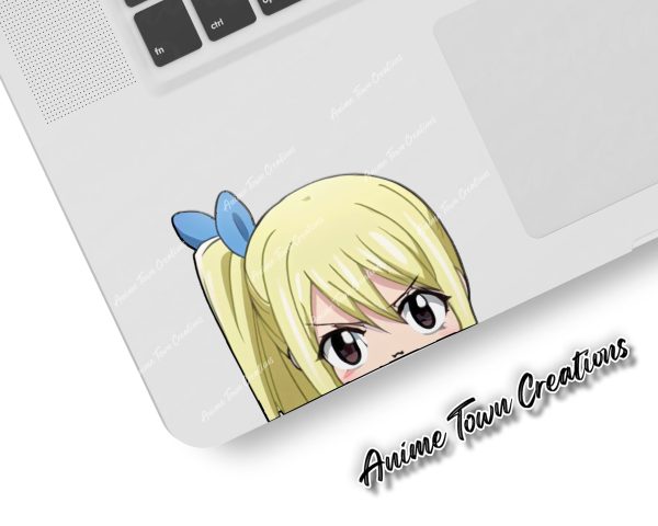 Fairy Tail Lucy Heartfilia Peeker Sticker Cheap - Image 3