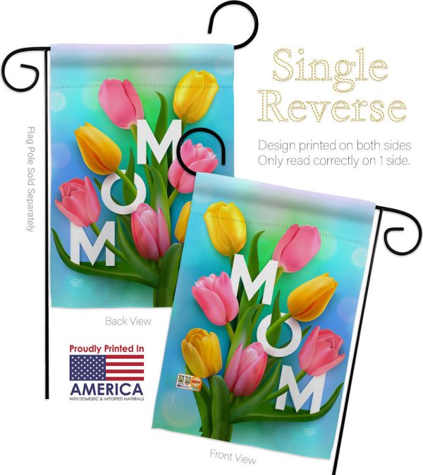 Happy Mom s Day - Mother s Day Summer Vertical Impressions Decorative Flags HG192367 Made In USA Cheap - Image 5