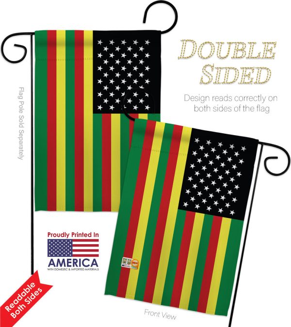 Alternative African American - Historic Americana Vertical Impressions Decorative Flags HG140729 Made In USA Hot on Sale - Image 4