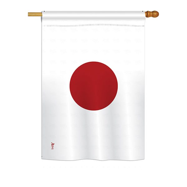 Japan - Nationality Flags of the World Vertical Impressions Decorative Flags HG140121 Printed In USA For Cheap - Image 4