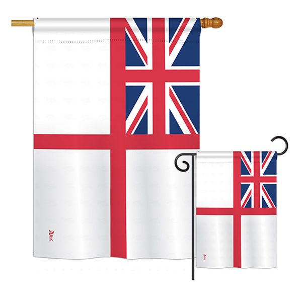 British Navy - Historical Flags of the World Vertical Impressions Decorative Flags HG140706 Printed In USA Sale